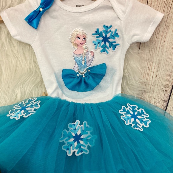 Frozen Baby Tutu Set - Picture 2 of 8